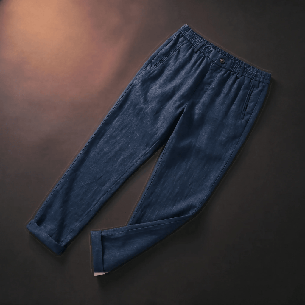VGO Pantaloni in Lino Traspirante - VGO
