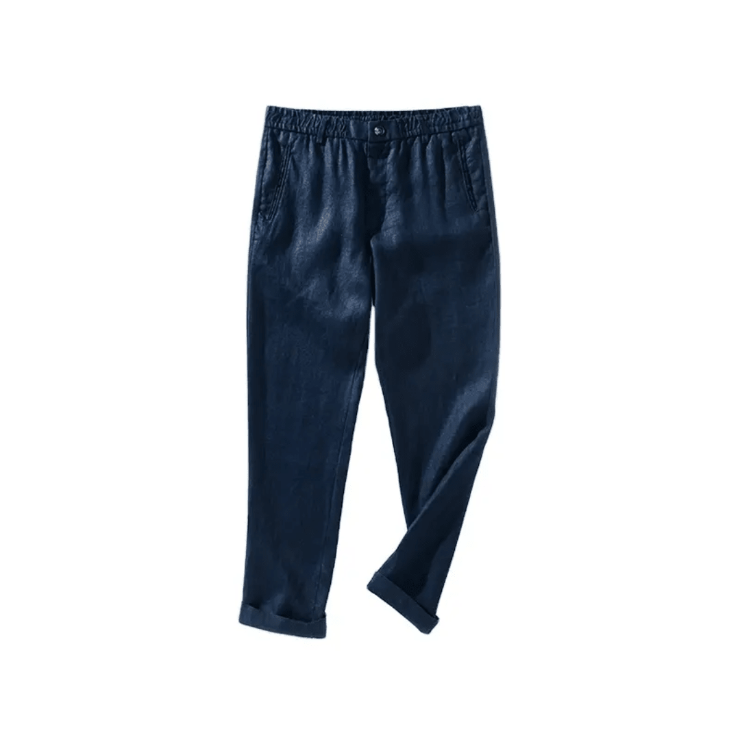 VGO Pantaloni in Lino Traspirante - VGO