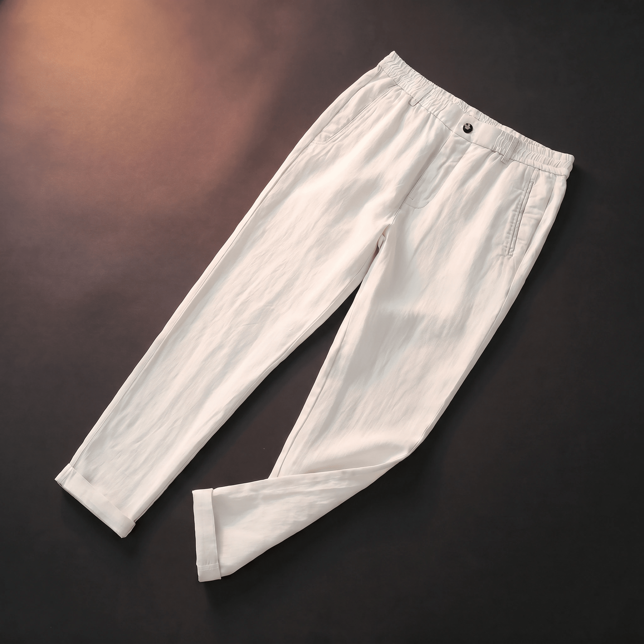 VGO Pantaloni in Lino Traspirante - VGO